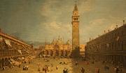 Giovanni Antonio Canal Piazza San Marco oil